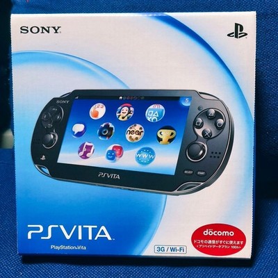 Unused, Brand new PS Vita PCH1100 Crystal Black with Black Bonus Pack