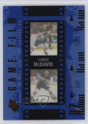 2024-25 SPx Game Film Blue 127/199 Connor McDavid #GF-6 0nr3