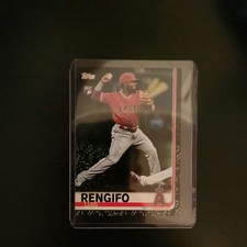2019 Topps Update Black 22/67 Luis Rengifo Rookie #US105