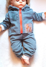 Puppenkleidung/Bekleidung --2 Teiler--Babypuppen 50 / 52  cm - Cordanzug