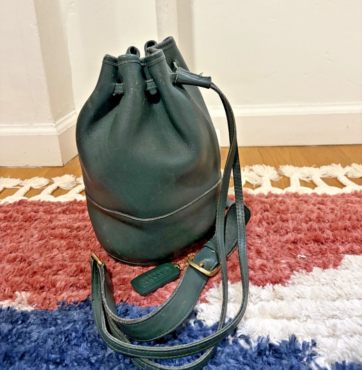 Coach Drawstring Suede Exterior Bags & Handbags for Women for sale