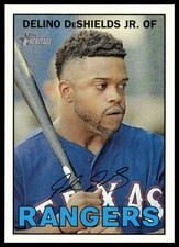 2016 Topps Heritage #314 Delino DeShields Jr. Texas Rangers NM+