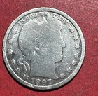 1897O US Barber SILVER Quarter "New Orleans" Mint! Semi Key Date! Old US Coin!