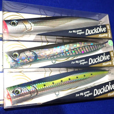 MARIA JAPAN Popper DUCK DIVE 190F X3 JDM Fishing Lures Lot TUNA YELLOWTAIL GT