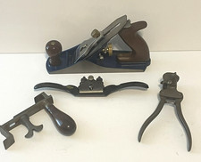 Antique Hand Tool Lot Carpenters Plane Saw Set Spokeshave Lap Siding Tool