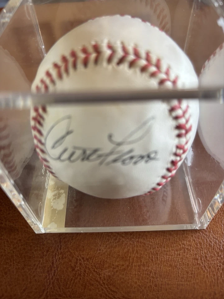 Asociación de Béisbol Profesional Senior Autografiada por Curt Flood Foto 3 de 4