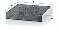 MANN-FILTER Cuk 1827 Filter, Cabin Luft FüR Daihatsu, Fiat, Hino, Maruti Suzuki