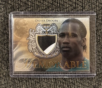 Drogba Sticker Didier Drogba Game Worn Patch 2011 Futera UNIQUE Memorable Gold /450 | eBay