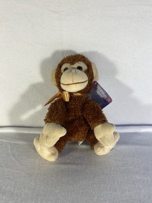 Shining Stars 2006 Monkey Plush Soft Toy Russ Berrie Collectible New Sealed Code