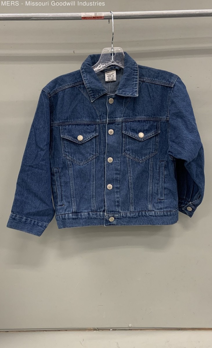 Wes And Willy Boys' Blue Denim Solid J206 Jacket Outerwear Small S
