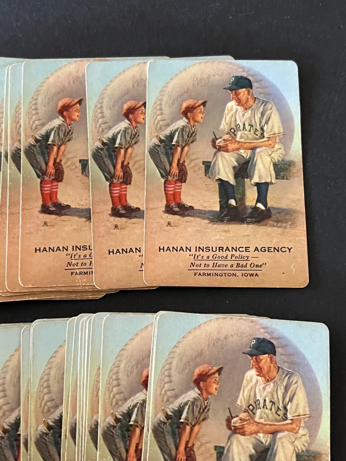 1953 Honus Wagner- Brown & Bigelow- "King of the Diamond" card deck--54 cards view 5