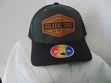 NWT Hawaii Hulakai Surf Snapback Kids Black Hat
