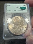 1886 Morgan Silver Dollar PCGS MS65 Rattler CAC Toned Looks 66