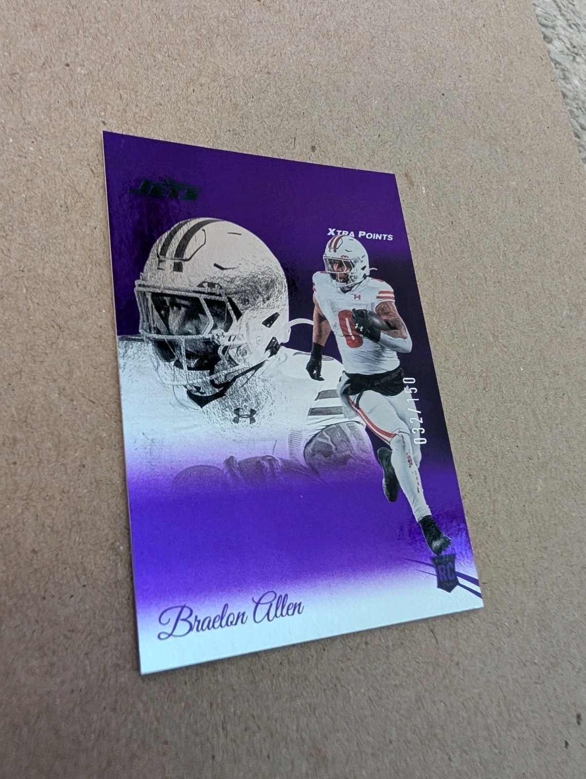 2024 Panini Prestige - Rookies Braelon Allen #365 Xtra Points Purple /150 (RC)
