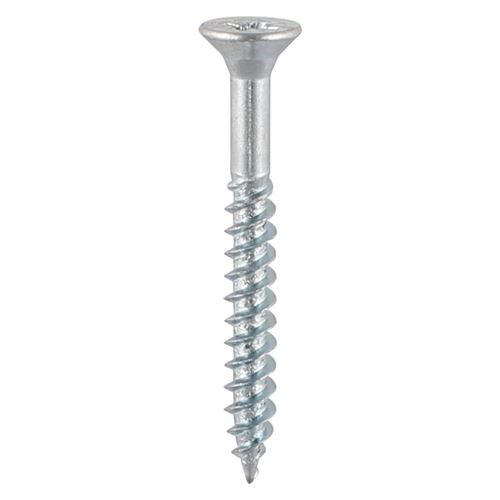 TIMCO Twin Woodscrew PZ2 CSK - BZP 10 x 2 1/2 Silver Pack 160