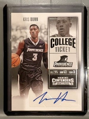 Great Performance RC Auto 16 Panini Contenders Tickets Kris Dunn Chris Dunn Bask