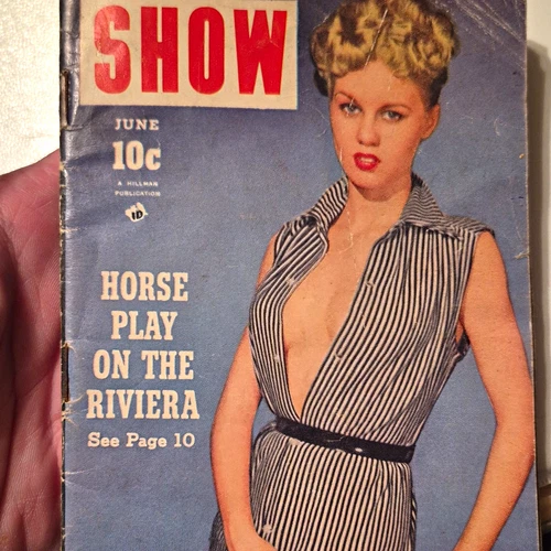 Show Magazine June 10c Cover Horse Play on the Riviera Hillman Publications