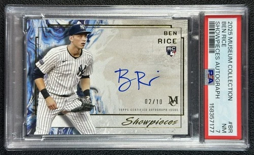 2025 Topps Ben Rice PSA 7
