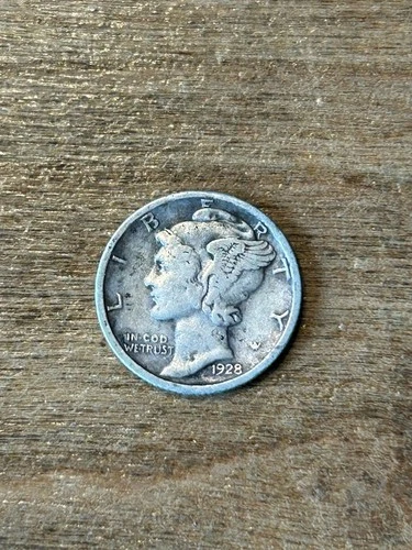 1928 Mercury Dime VG+