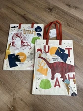 Set Of 2 - NWT Trader Joe's Utah - Reusable Grocery Bag