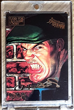 1995 Spider-Man Gold Signature Card 9 BURGLER.