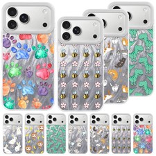 Animal Printed Case Tough Skin Cover For iPhone 17 16 15 14 13 Samsung S25 Ultra