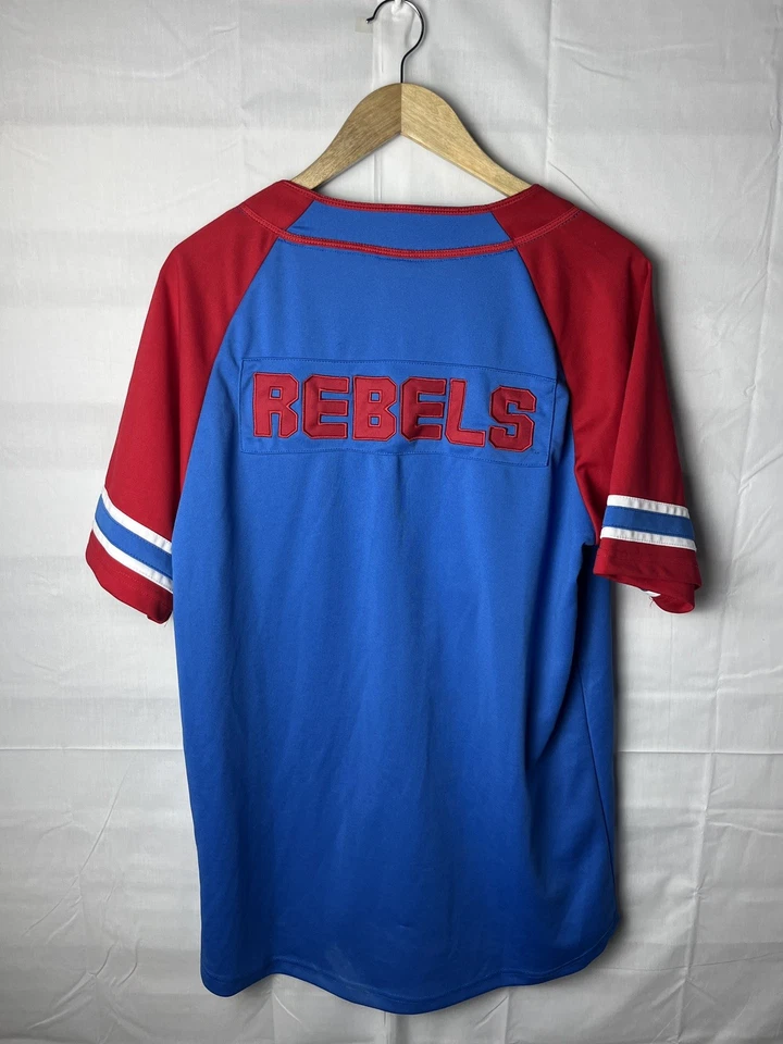 Camiseta deportiva de béisbol con botones Ole Miss talla XL nueva con etiquetas Foto 2 de 4