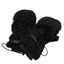 Auth HERNO - Black Chemical Fiber Unisex Gloves