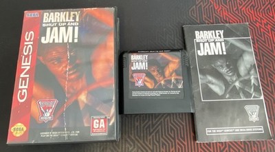 Accolade Barkley Shut Up and Jam! Sports Basketball (Sega Genesis, 1994)