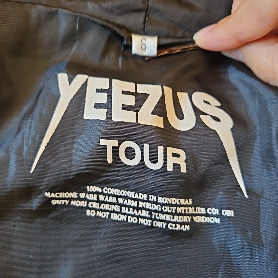 Adidas Kanye West Yeezus Tour Season 1 Black Zip Hoodied