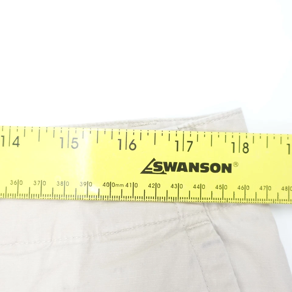 Pantalones Cortos Kenneth Cole Reaction Para Hombres 36 Beige Algodón Senderismo Exterior Bolsillos de Carga Foto 2 de 4