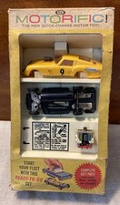 Ideal Motorific Jaguar Quick Change Motor Toy W/Original Box - Dated 1964
