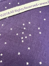 EGGPLANT Blossom Print Fabric, Christopher Thompson for Riley Blake Designs,