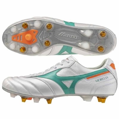 Mizuno Morelia II Japan AG P1GA260335 White Green K-Leather MIJ Football New