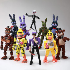 Horror Game FNAF Freddy Fazbear's Action Figures Anime Collectible Model Toys...