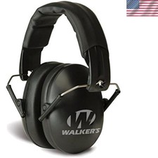 Low-Profile Hearing Protection Earmuffs - 22 dB Noise Reduction, Portable Design