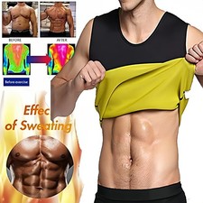 Men Compression Shirt Body Slimming Shaping Sleeveless Vest Sport Tank Top S-5XL