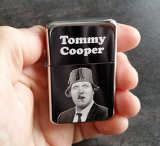 Tommy Cooper Engraved Lighter With Gift Box - FREE ENGRAVING - Collectible