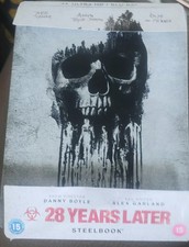 28 Years Later 4K UHD Steelbook Blu-ray - Open Box Unplayed Mint Disc w/ J-Card)