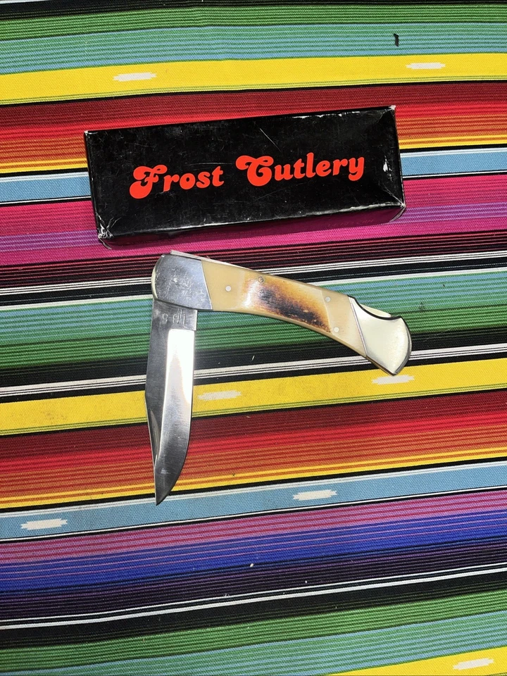 Cuchillo de Bolsillo Plegable Frost Cutlery 14-127 CBH Hoja de Acero Inoxidable Nuevo Foto 4 de 4