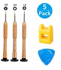 5 in 1 Repair Tools Kit Screwdriver Set Opening Tool For iphone X 8 7 6 Plus 5  