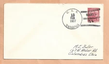 U.S.S. CANOPUS FEB 12,1937 MANILA P.I  NAVAL COVER