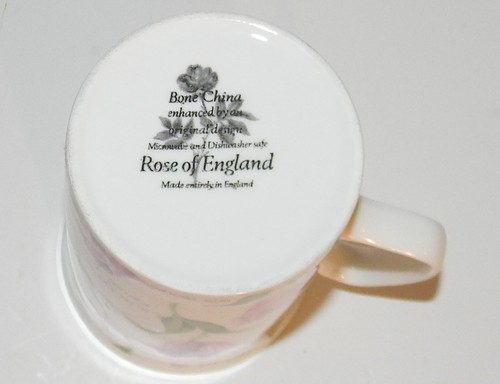 Rose of England Tulipa Teacup Cup / Lancaster Mug England Bone China - Picture 7 of 7
