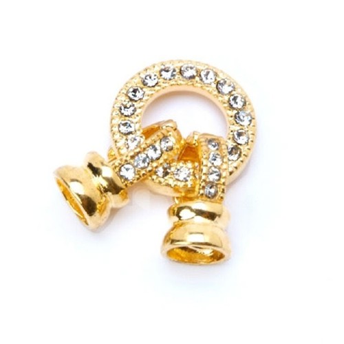 5 Darice Jewelry Designer® Clasps - Gold -Kumihimo Cord Clasps - 5 New In Pack - Picture 2 of 2