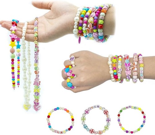 Children DIY Beads for Jewellery Bracelet Necklaces String Making Art_ 24 Colors - Picture 5 of 7