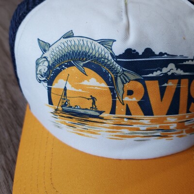 Orvis Hat Tarpon Fishing Trucker Mesh Snapback Cap | eBay