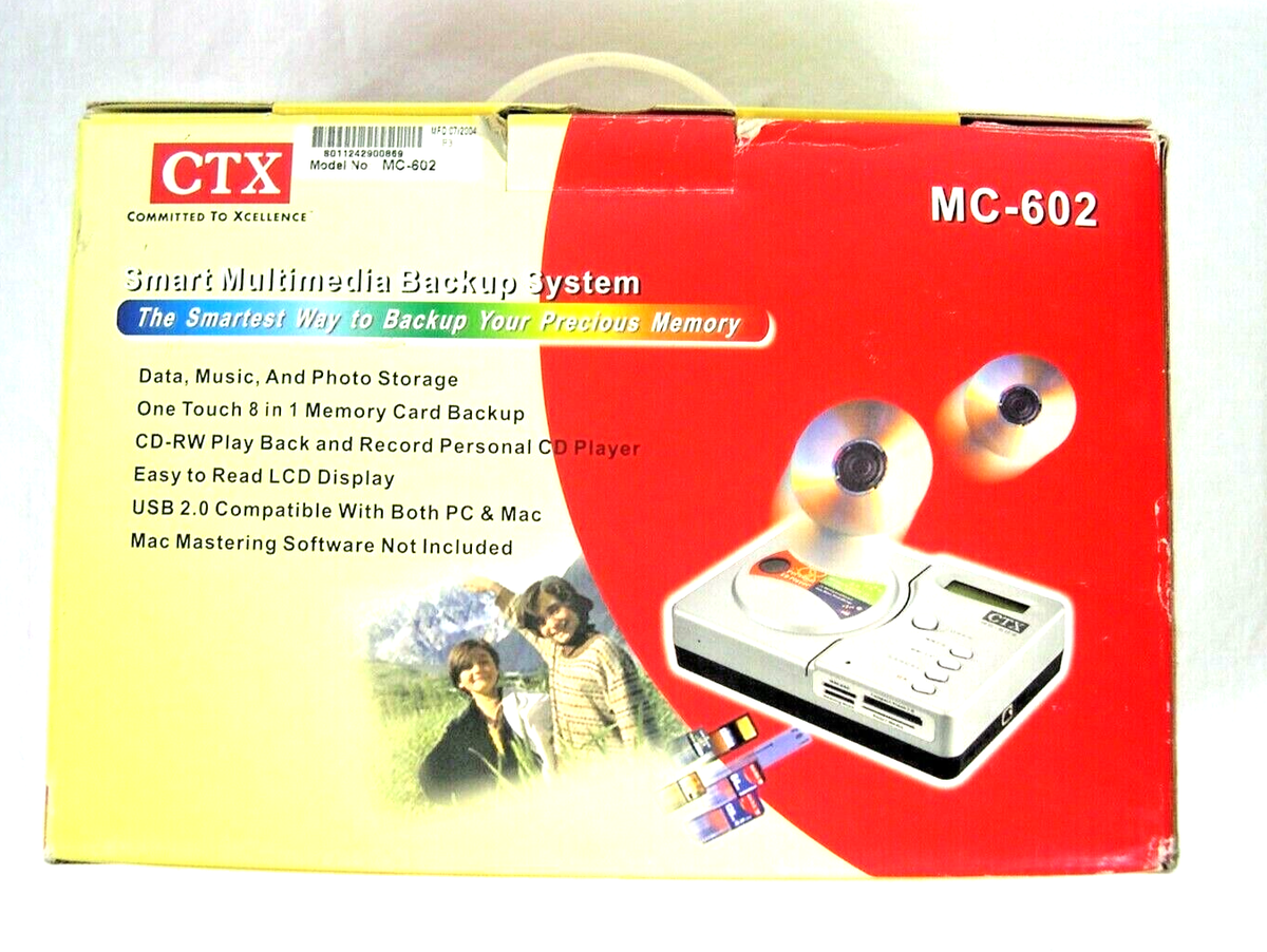 リトモス　CD  DVDセット CTX Smart Multimedia Backup System Model MC-602 | eBay