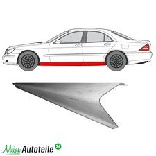 Schweller Reparaturblech für Mercedes S-Klasse W220 1998-2005 / Links = Rechts Schweller Reparaturblech für Mercedes S-Klasse W220 1998-2005 / Links = Rechts