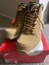 Nike Manoa Men's Leather Hiking Boot - Haystack/Haystack Velvet Brown, 9.5 US