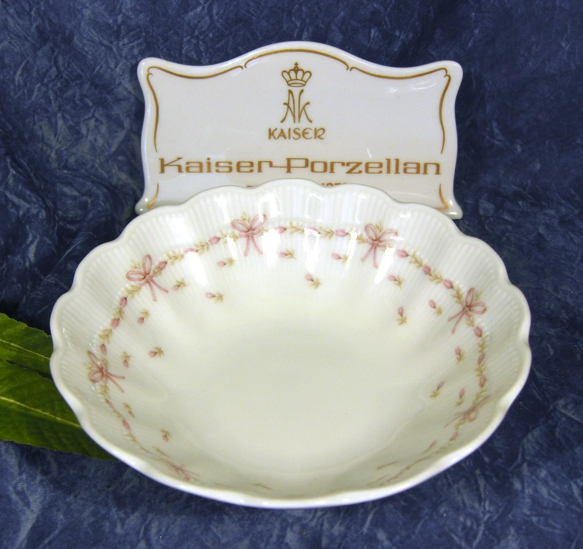 Kaiser Porzellan - Romantica BORDEAUX - 1 Dessertschälchen 13,5 cm